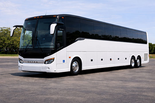 56-passenger charter bus rental Georgetown TX